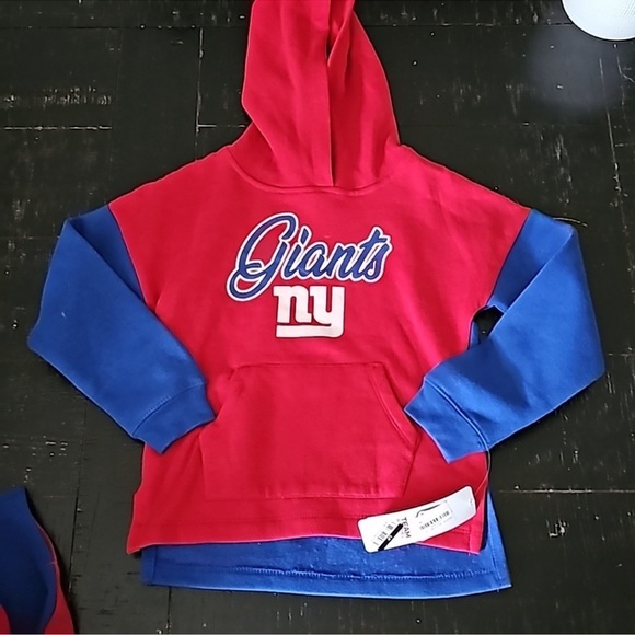 NFL New York Giants Fleece Hooded Sweatshirt New with Tags - Picture 2 of 3